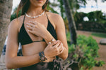 Hematite Pearl Stretch Bracelet