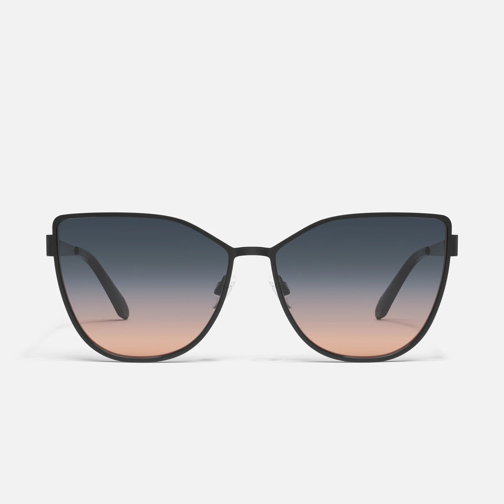 Black/Smoke to Coral