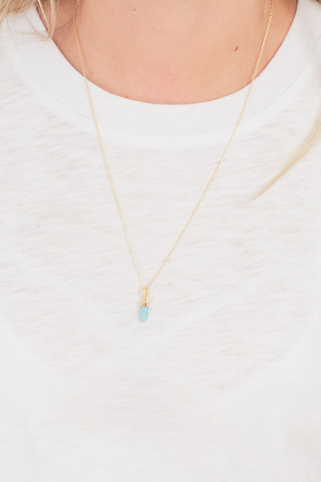 Intention Of Truth Amazonite Necklace - Driftwood Maui & Home By Driftwood
