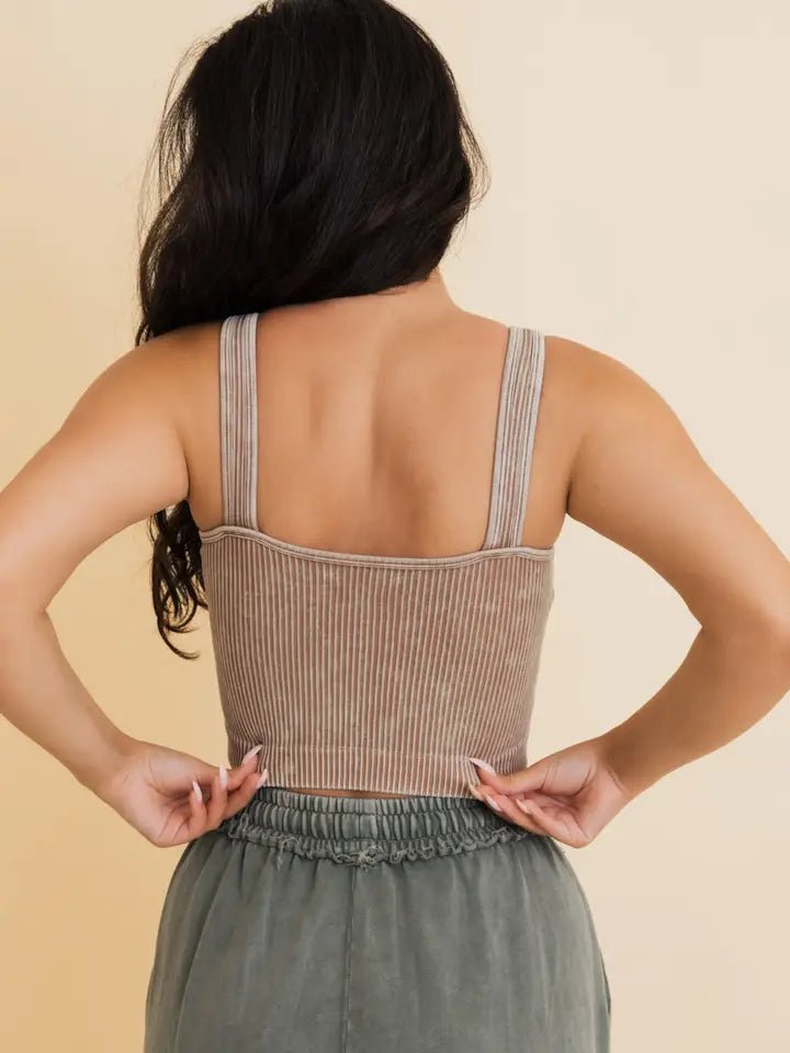 Just Breathe Ribbed Bralette