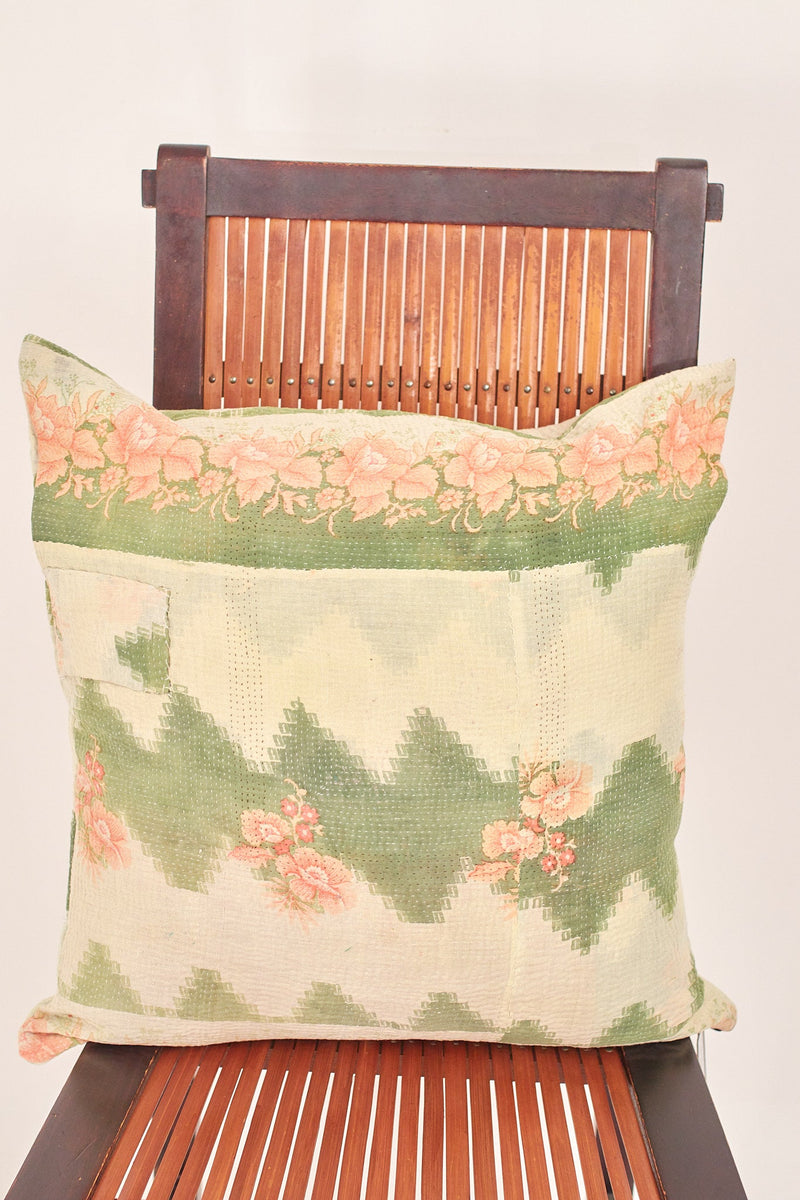 Kantha Pillow Sham - Driftwood Maui & Home By Driftwood