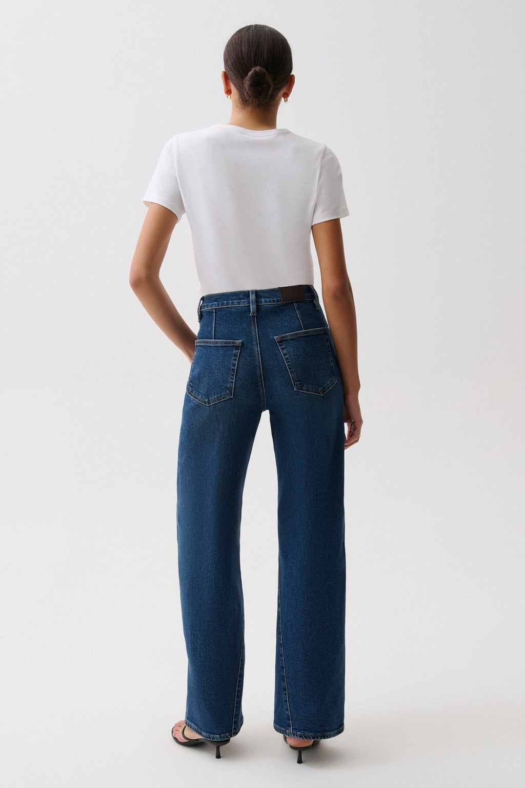 PistolaKyra High Rise Bowed Wide LegJeans