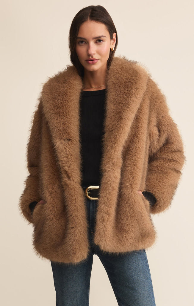 ZSupply Logan Faux Fur Coat 