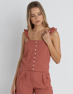 Lola Check Cami Top