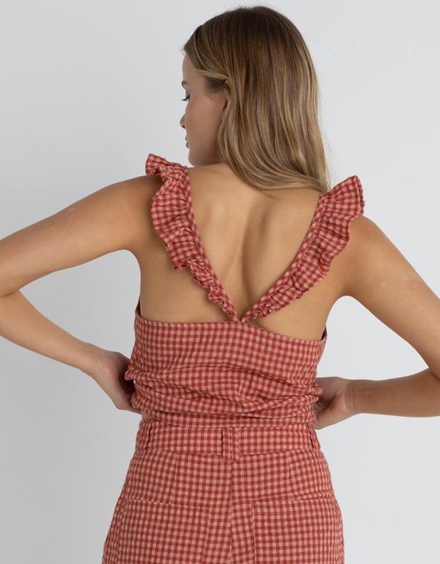 Lola Check Cami Top