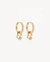 Love Unlocked Padlock Hoops
