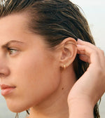 Low Tide Huggie Hoops