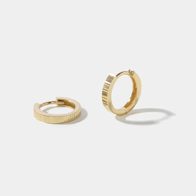 Low Tide Huggie Hoops
