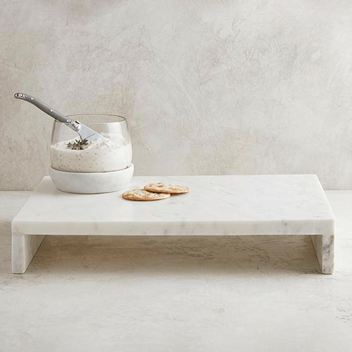 Marble Pedestal Waterfall Cheese Stand - Driftwood Maui & Home By Driftwood