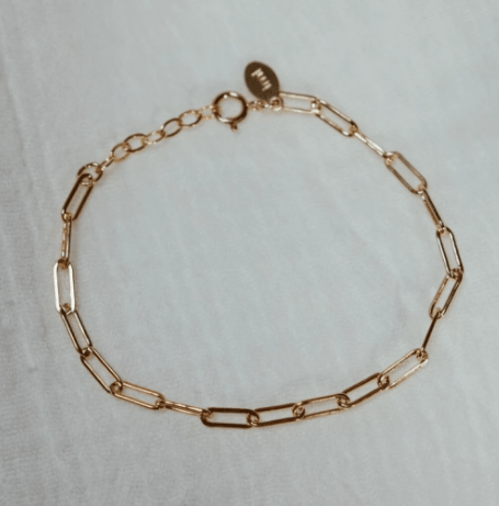 Mid Paperclip Chain Bracelet