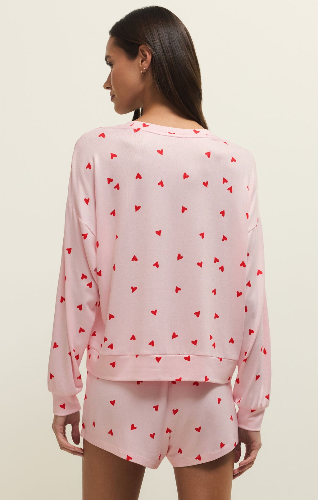 Z SupplyMira Heart Longsleeve TopTops