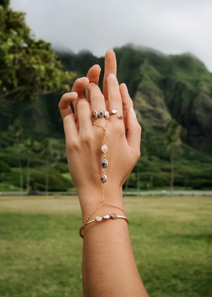 Ocean JazzMixed Pearl and Shell CuffJewelry