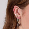Monstera Leaf Diamond Studs