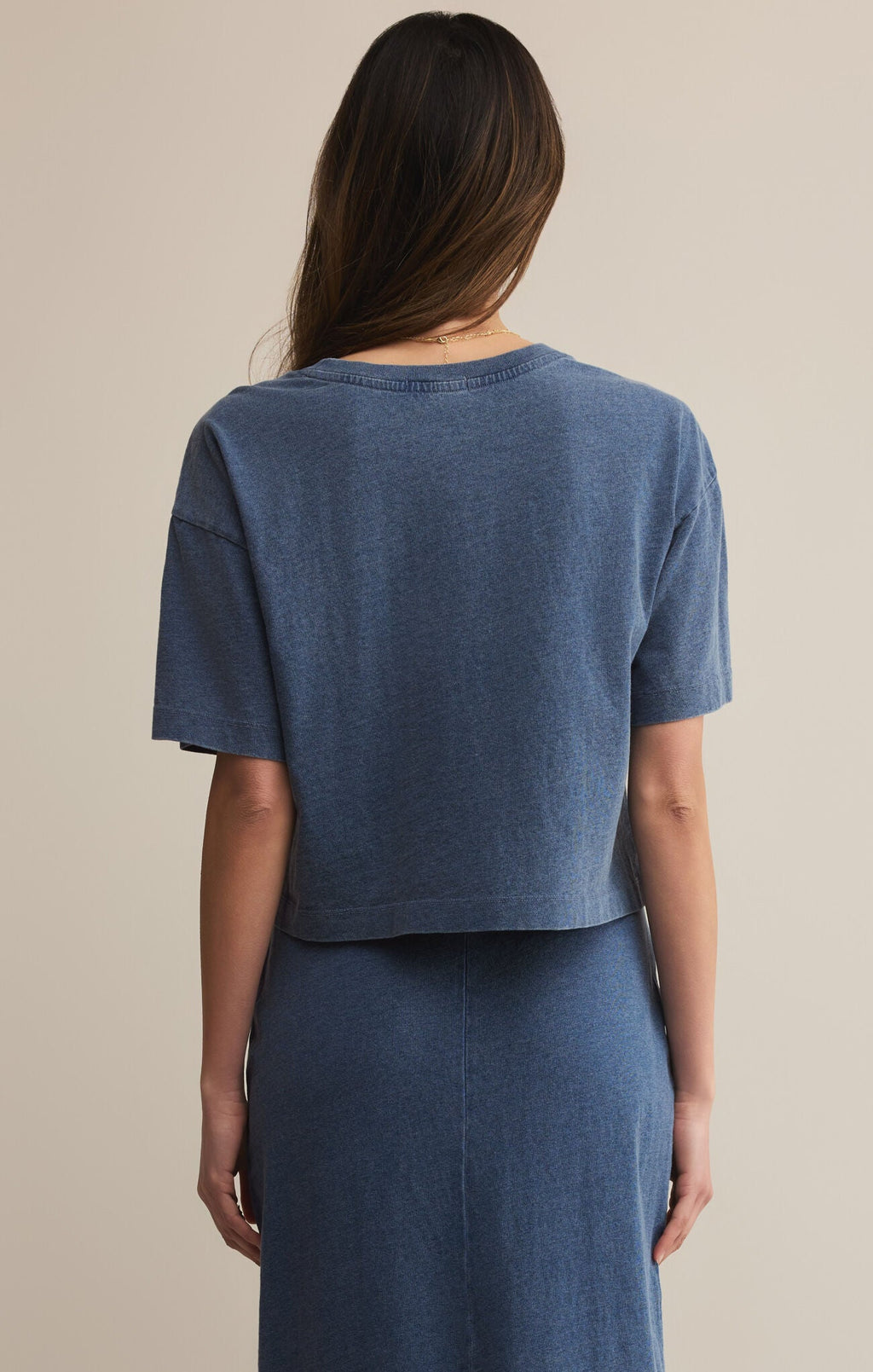 Z SupplyOn The Go Jersey Denim TeeTee Shirt