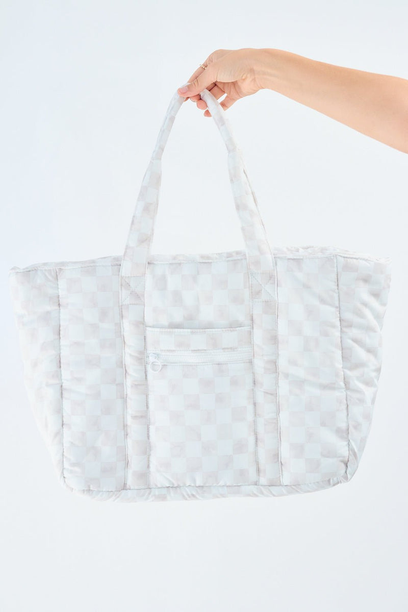 Pack It In Checker Tote