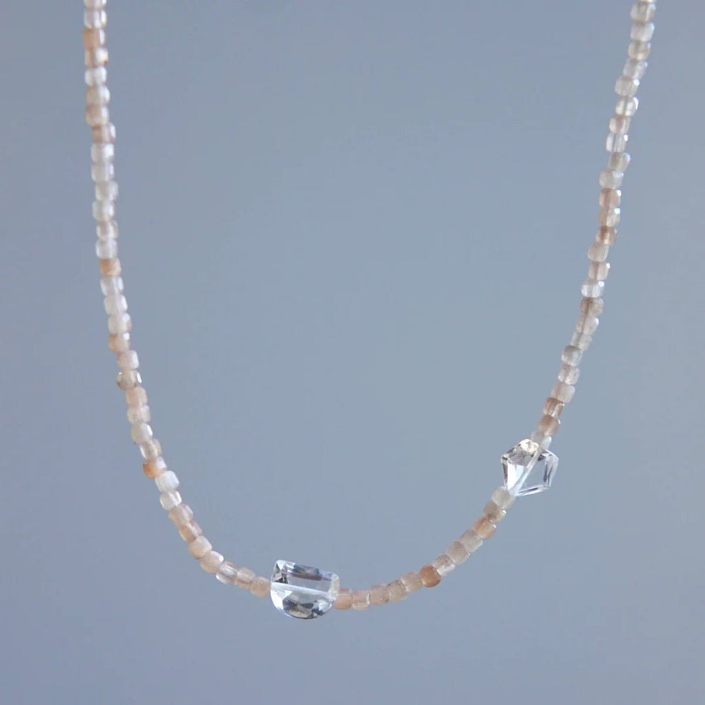 ImiPeach Moonstone and Quartz NecklaceNecklaces