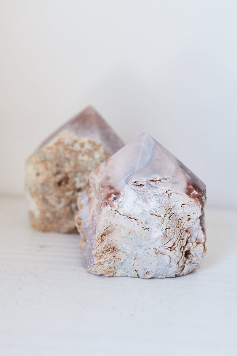 Pink Amethyst With Natural Sides