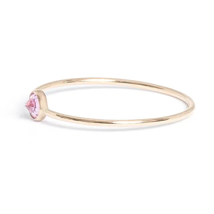 Pink Spike Stacking Ring