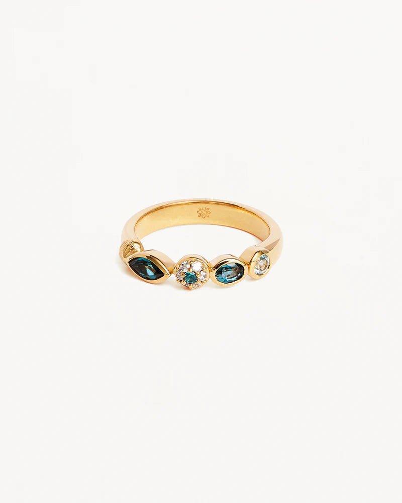 Protection of Eye Topaz Ring