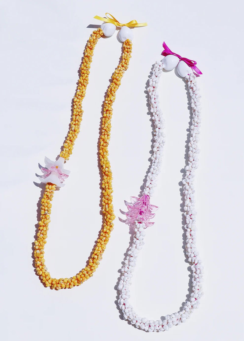 Pua Melia "Plumeria" Glass Lei