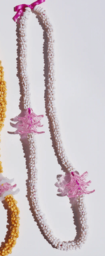 Pua Melia "Plumeria" Glass Lei