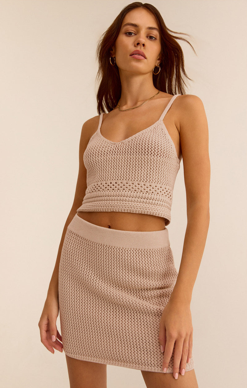 Carlita Crochet Mini Skirt