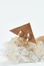 Rainbow Huggie Earrings