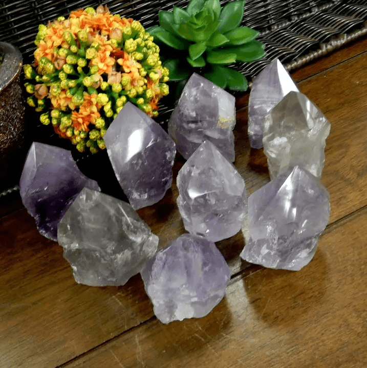 Raw Amethyst Semi Polished Point - Driftwood Maui & Home By Driftwood