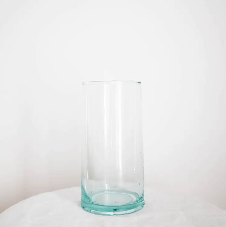 Recycled Glass Cone Vase