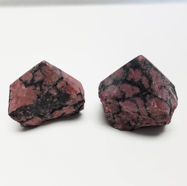 Rhodonite Point With Natural Sides