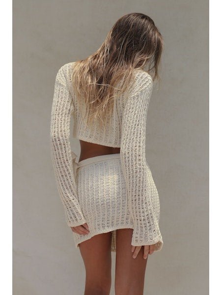 Stone FoxRocio Knit Wrap SkirtSkirts