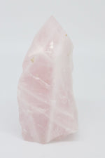 Rose Quartz With Natural Sides