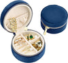 Round Travel Jewelry Case