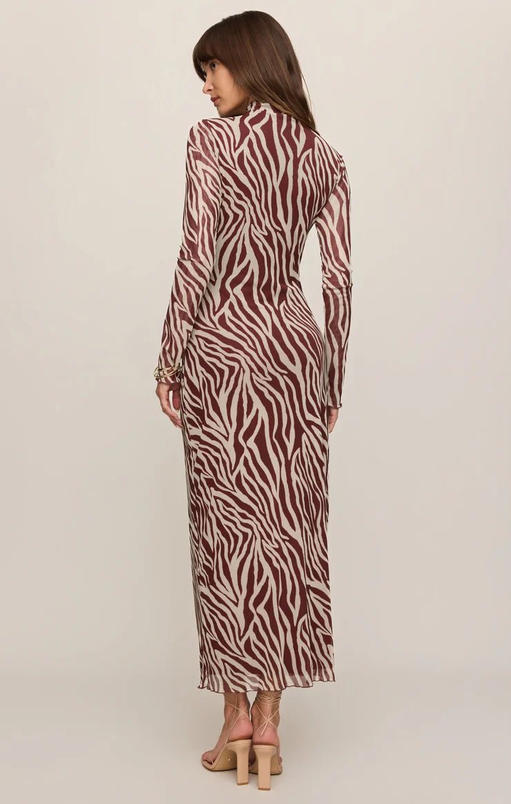 Z SupplySevilla Zebra Mesh Midi DressDresses