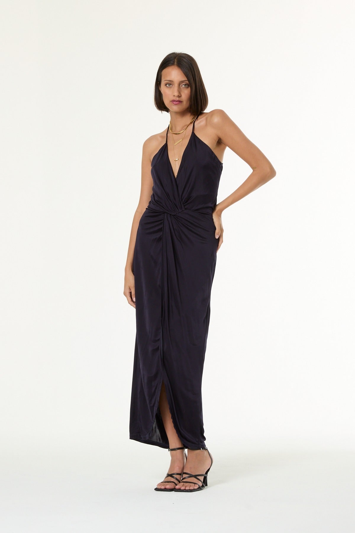 silky dresses Siren Slip Dress Deep Dusk / SMALL