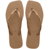 HavaianasSlim Square Logo MetallicShoes