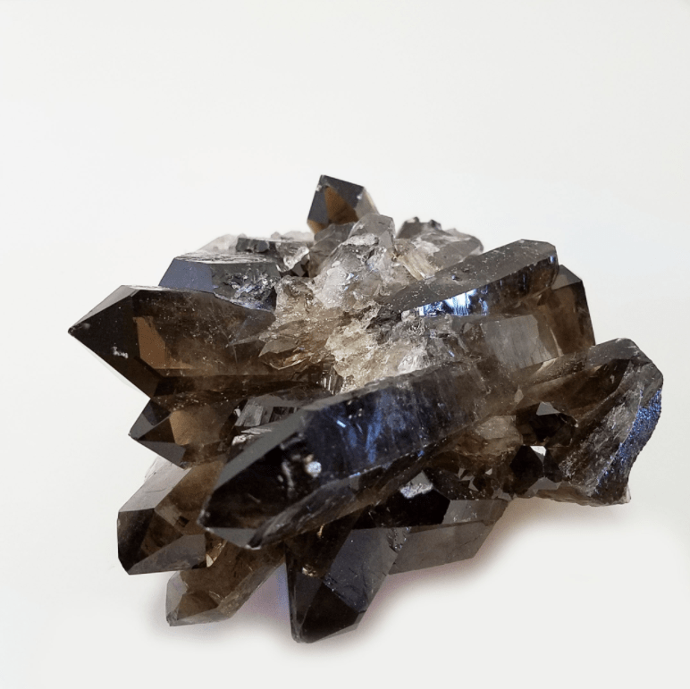 Smoky Quartz Cluster