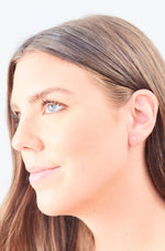 Star Stud Earring With Diamonds