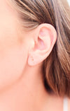 Swizzle Stud Earring