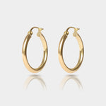Tahitian Pearl Drop Hoops - 10K Gold