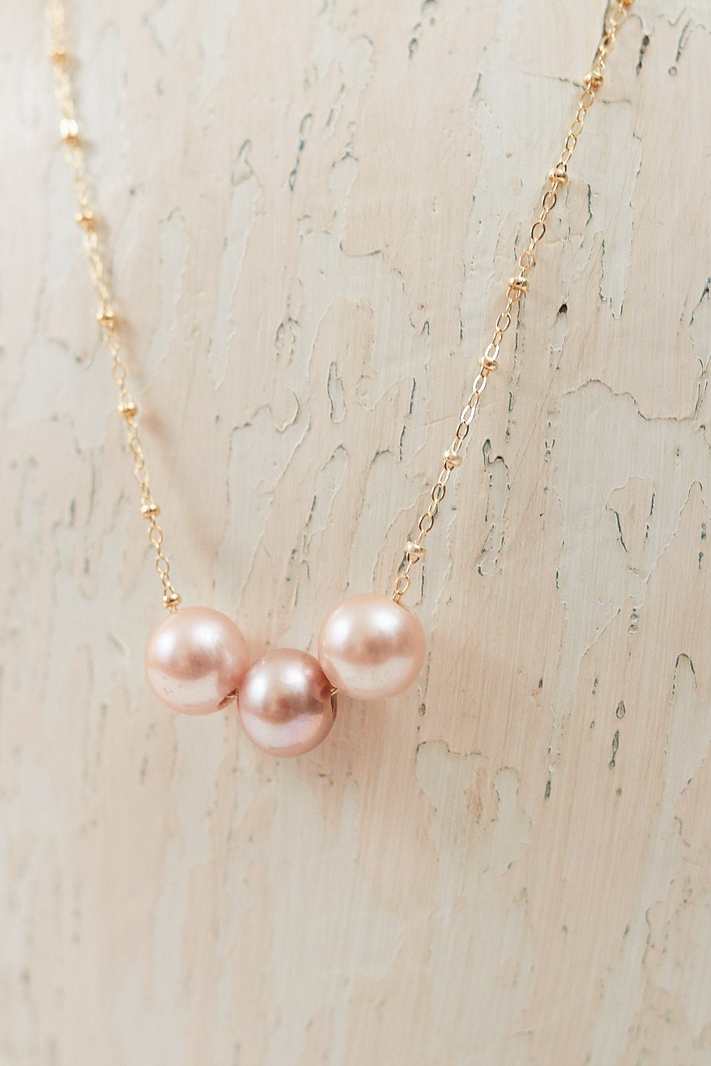 Triple Floating Pearl Necklace - Driftwood Maui & Home By Driftwood