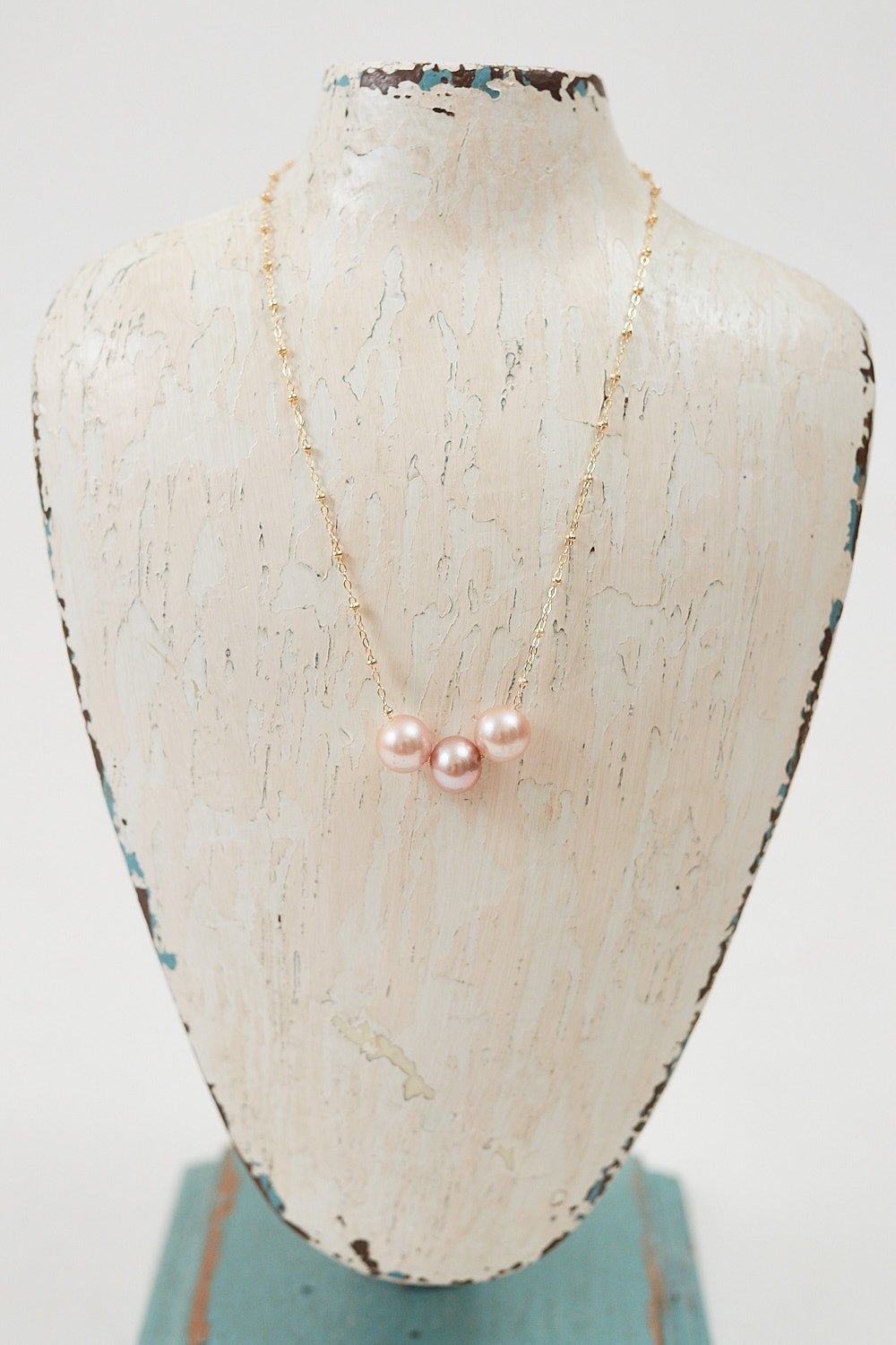 Triple Floating Pearl Necklace - Driftwood Maui & Home By Driftwood