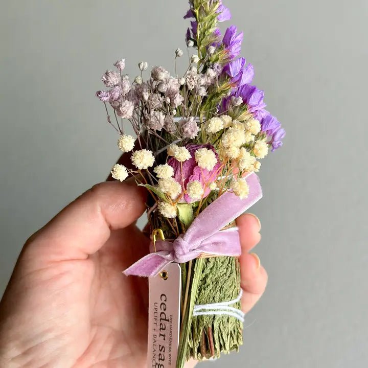 Uplift + Balance Cedar Sage and Flowers