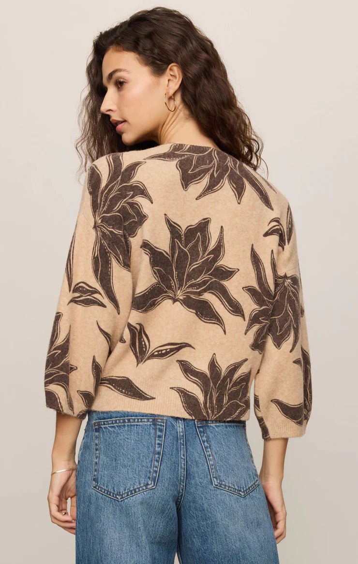 Z SupplyValor Floral CardiganSweater