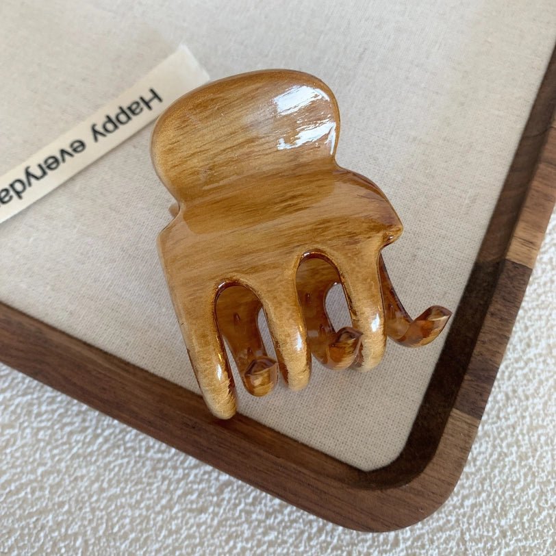 D.I.PVintage Style Faux Wood ClipHair Clips