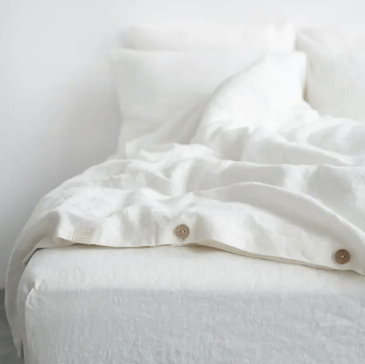 White Linen Duvet Cover Set - Driftwood Maui & Home By Driftwood