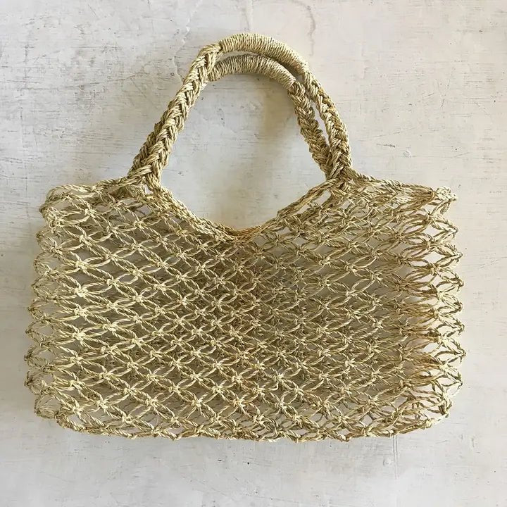 Woven Palm Tote