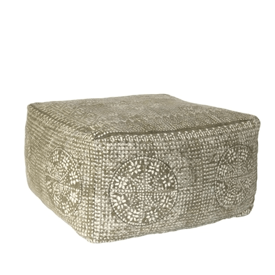 Wyatt Pouf - Driftwood Maui & Home By Driftwood