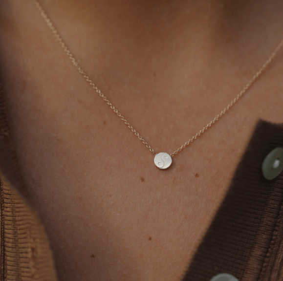 Yin Yang Gold Necklace