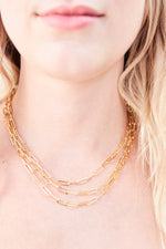 Super Paperclip Chain Necklace